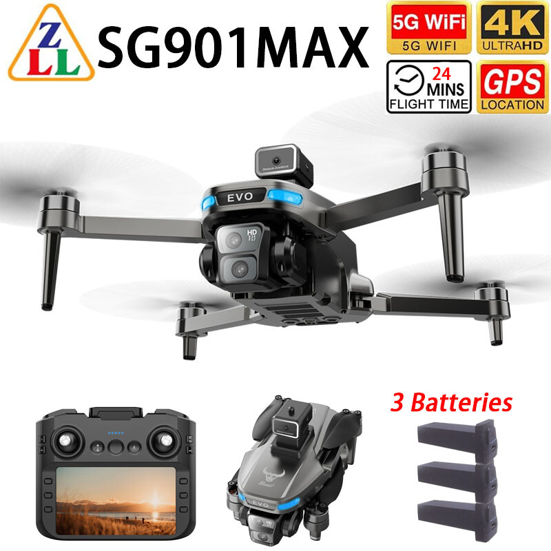 Drone Gps Mount - Дрон ZLL SG901MAX с GPS, Wi-Fi,
