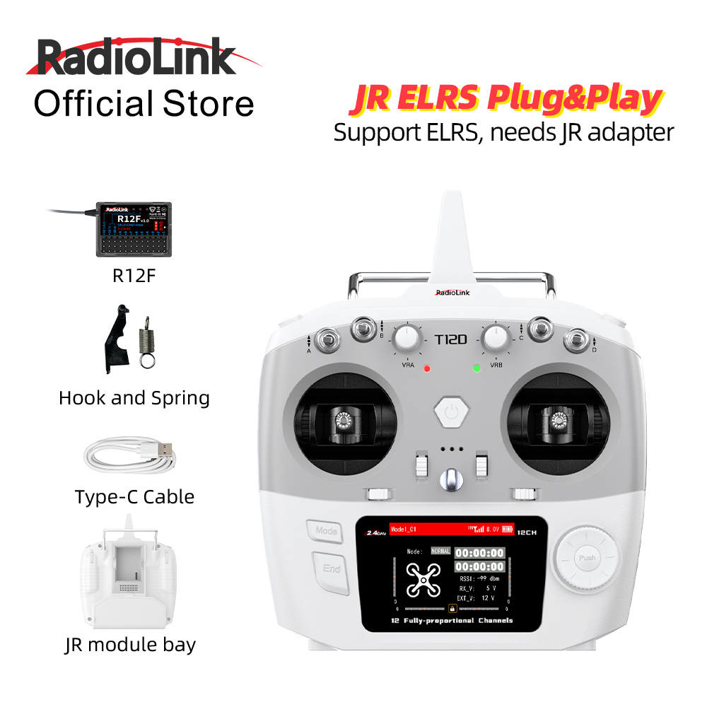 Модуль RadioLink T12D JR 12-ка – обзор и цена Drone Transmitter