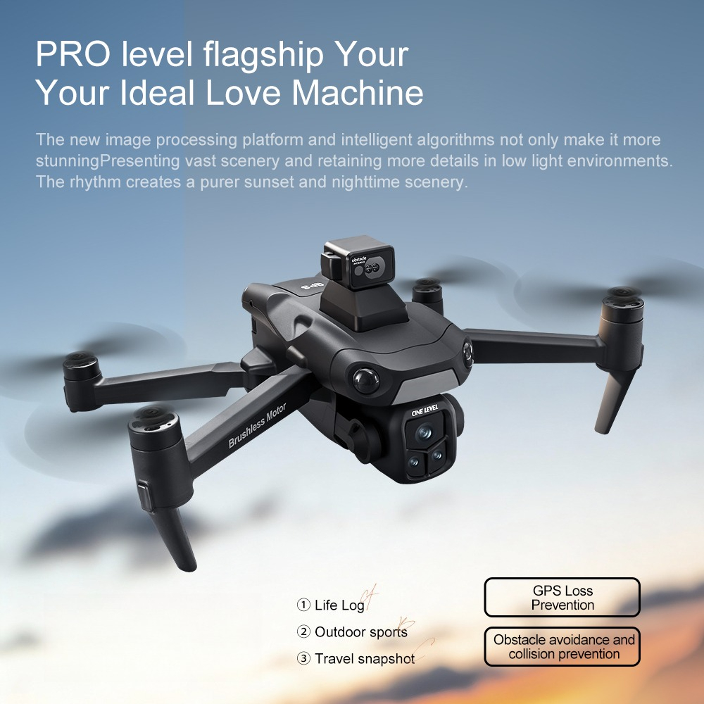 Оригинальный складной дрон A1R – обзор и цена Drone Gps Mount
