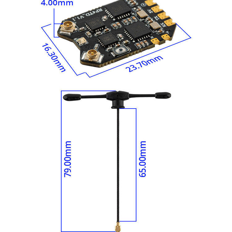 Приемник RadioMaster RP4TD Exp – обзор и цена Drone Battery Strap